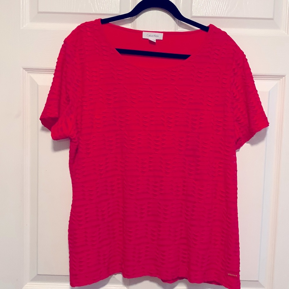 Calvin Klein Fuschia Tunic Size XXL